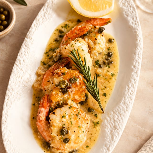 Shrimp Scampi Appetizer.