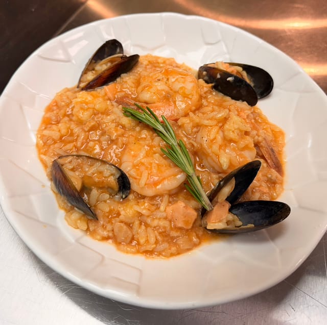 Seafood Risotto.